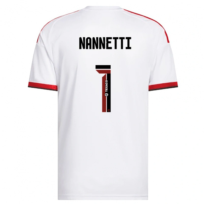 Danxen Dame Léo Nannetti #1 Hvit Rød Svart Bortetrøye Drakt Trøye 2026/27 Skjorter T-Skjorte