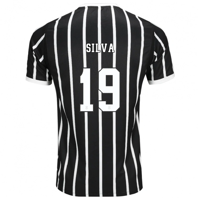 Danxen Dame Gustavo Silva #19 Svart Hvit Rød Bortetrøye Drakt Trøye 2026/27 Skjorter T-Skjorte