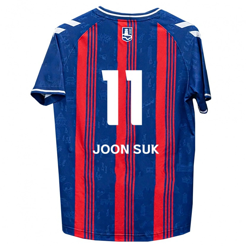 Danxen Barn Joon-Suk Lee #11 Blå Rød Hvit Hjemmetrøye Drakt Trøye 2026/27 Skjorter T-Skjorte