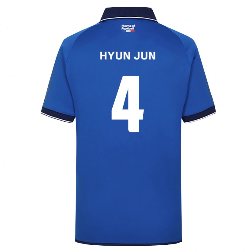Danxen Barn Hyun-Jun Roh #4 Kongelig Blå Hvit Rød Hjemmetrøye Drakt Trøye 2026/27 Skjorter T-Skjorte