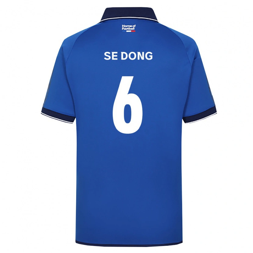 Danxen Barn Se-Dong Chang #6 Kongelig Blå Hvit Rød Hjemmetrøye Drakt Trøye 2026/27 Skjorter T-Skjorte