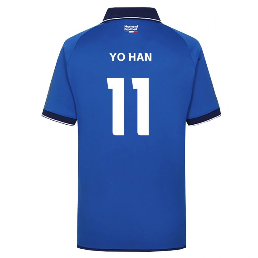 Danxen Barn Yo-Han Jang #11 Kongelig Blå Hvit Rød Hjemmetrøye Drakt Trøye 2026/27 Skjorter T-Skjorte