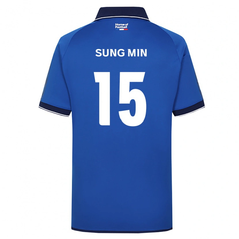 Danxen Barn Sung-Min Jung #15 Kongelig Blå Hvit Rød Hjemmetrøye Drakt Trøye 2026/27 Skjorter T-Skjorte