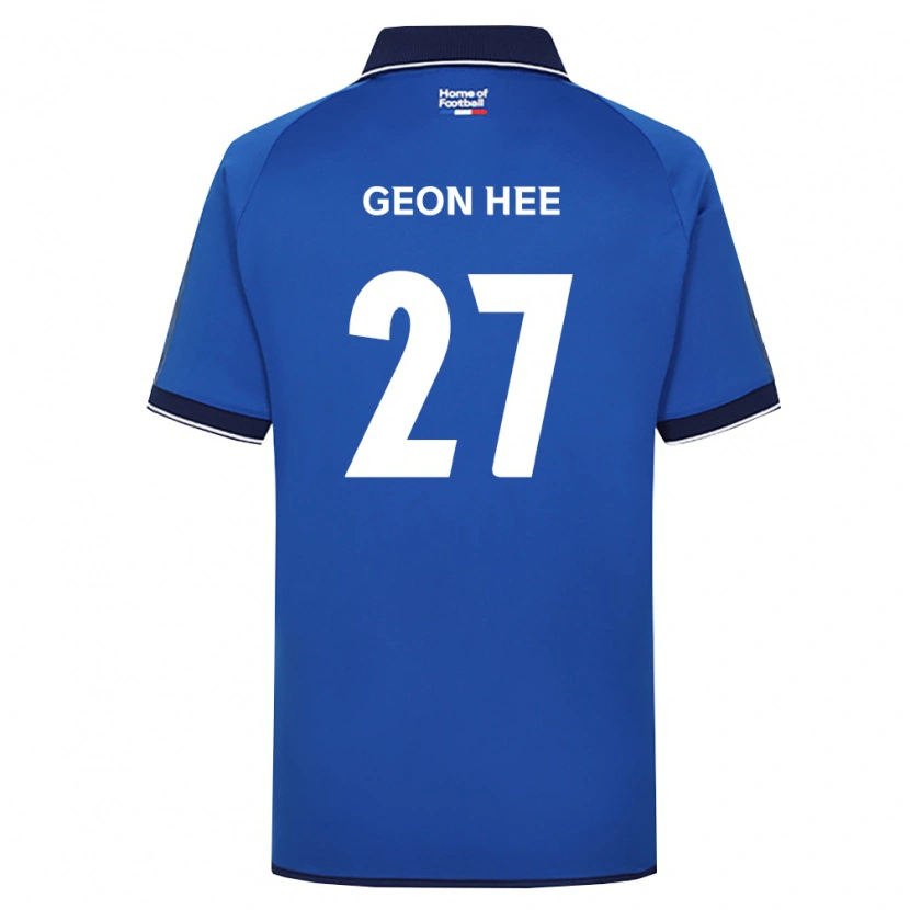 Danxen Barn Geon-Hee Lee #27 Kongelig Blå Hvit Rød Hjemmetrøye Drakt Trøye 2026/27 Skjorter T-Skjorte