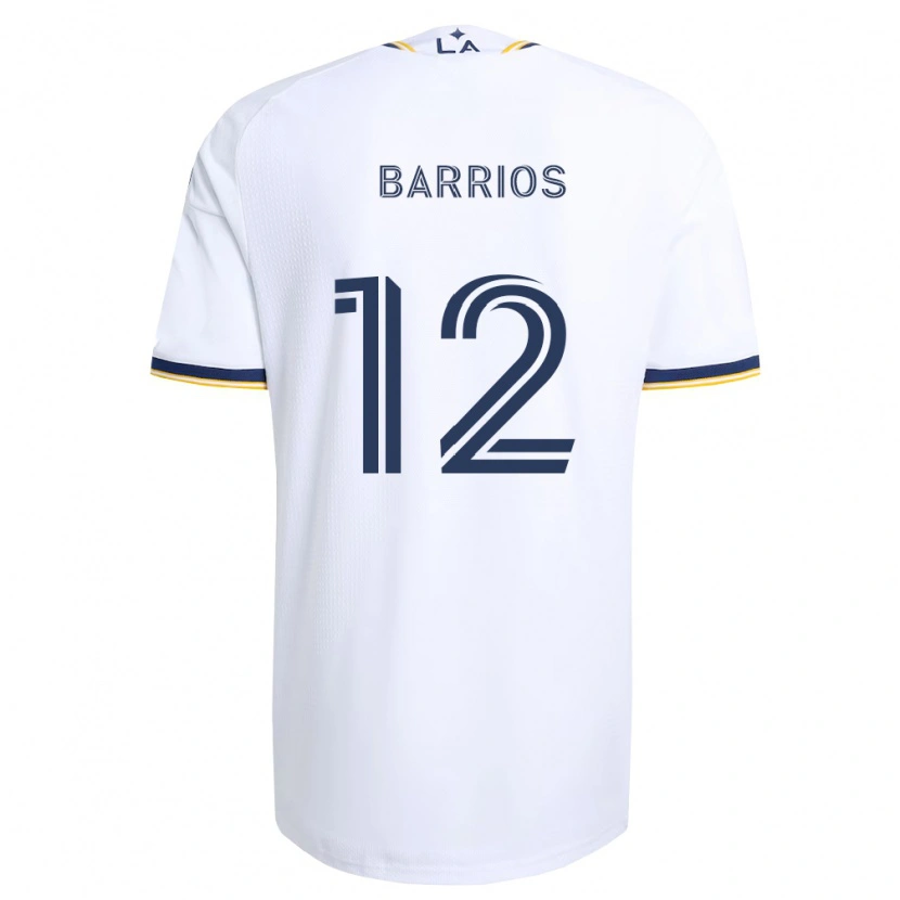 Danxen Barn Michael Barrios #12 Blå Gul Og Hvit Hjemmetrøye Drakt Trøye 2026/27 Skjorter T-Skjorte