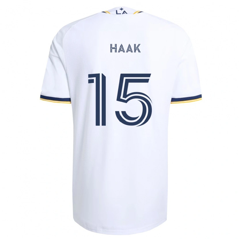 Danxen Barn Justin Haak #15 Blå Gul Og Hvit Hjemmetrøye Drakt Trøye 2026/27 Skjorter T-Skjorte
