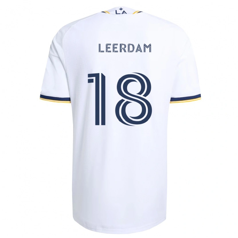 Danxen Barn Kelvin Leerdam #18 Blå Gul Og Hvit Hjemmetrøye Drakt Trøye 2026/27 Skjorter T-Skjorte