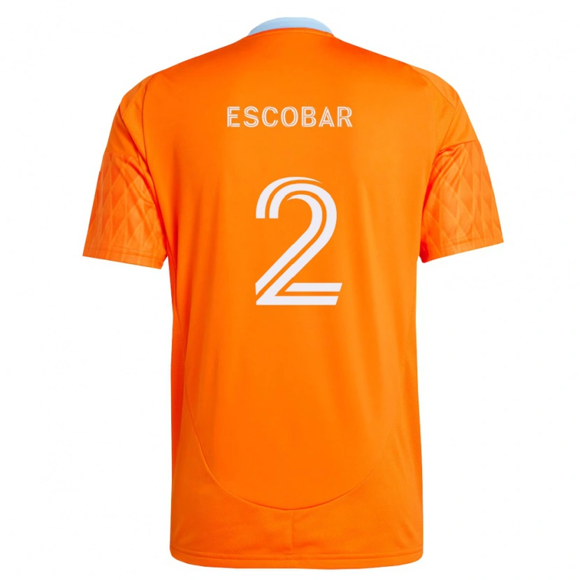 Danxen Barn Franco Escobar #2 Oransje Hvit Hjemmetrøye Drakt Trøye 2026/27 Skjorter T-Skjorte
