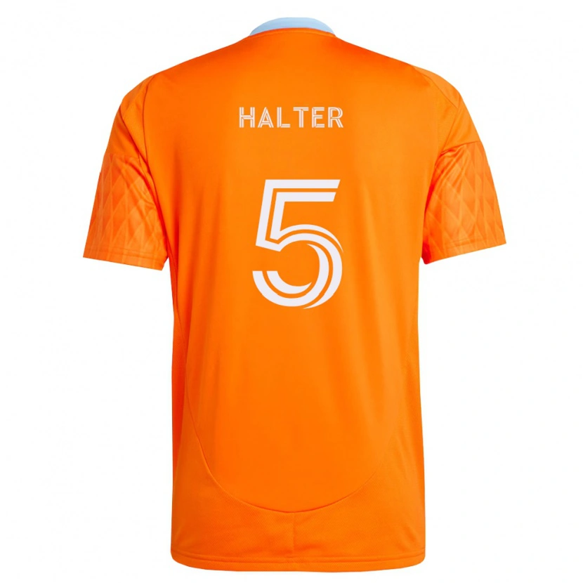 Danxen Barn Lucas Halter #5 Oransje Hvit Hjemmetrøye Drakt Trøye 2026/27 Skjorter T-Skjorte