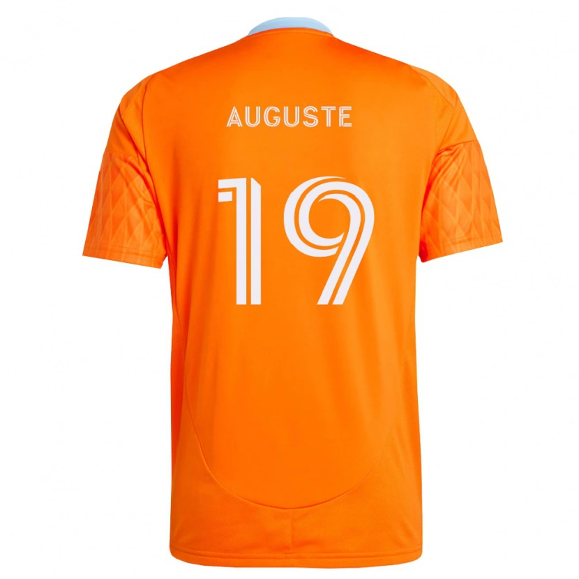 Danxen Barn Charles Auguste #19 Oransje Hvit Hjemmetrøye Drakt Trøye 2026/27 Skjorter T-Skjorte