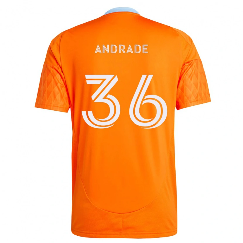 Danxen Barn Felipe Andrade #36 Oransje Hvit Hjemmetrøye Drakt Trøye 2026/27 Skjorter T-Skjorte