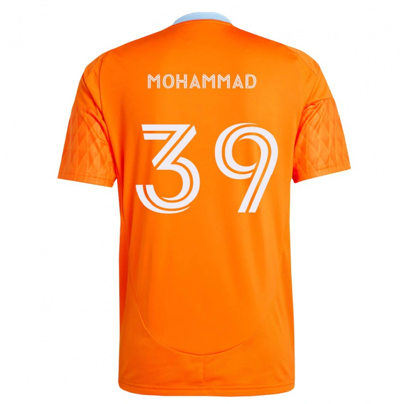 Danxen Barn Samir Mohammad #39 Oransje Hvit Hjemmetrøye Drakt Trøye 2026/27 Skjorter T-Skjorte