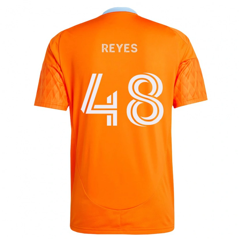 Danxen Barn Dylan Reyes #48 Oransje Hvit Hjemmetrøye Drakt Trøye 2026/27 Skjorter T-Skjorte
