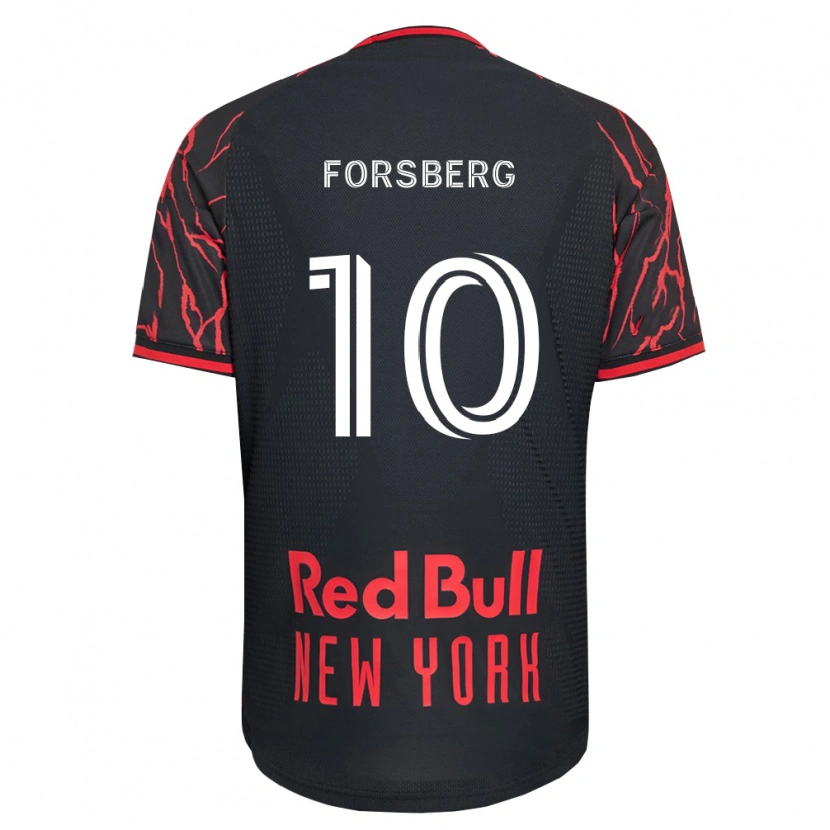 Danxen Barn Emil Forsberg #10 Rød Svart Hvit Hjemmetrøye Drakt Trøye 2026/27 Skjorter T-Skjorte