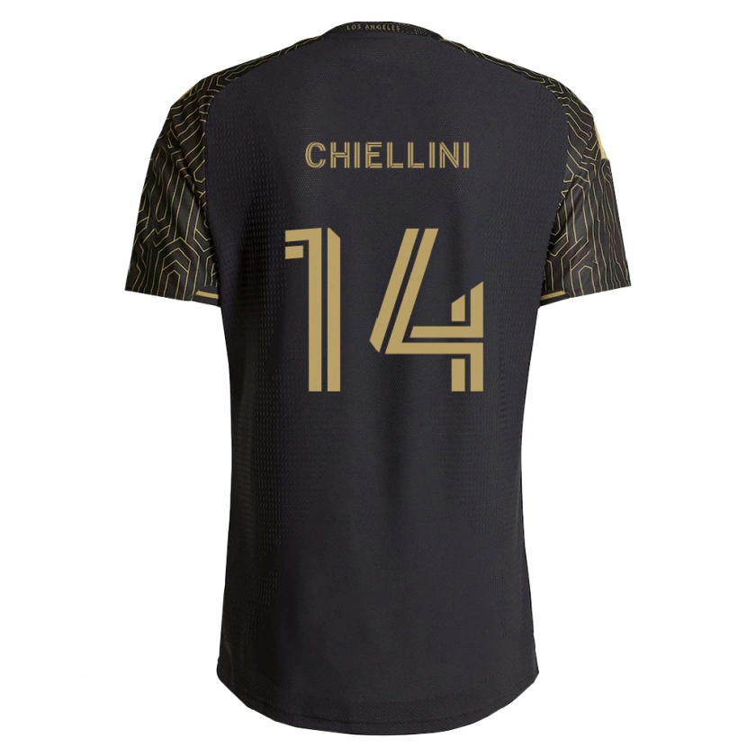 Danxen Barn Giorgio Chiellini #14 Brun Svart Hjemmetrøye Drakt Trøye 2026/27 Skjorter T-Skjorte