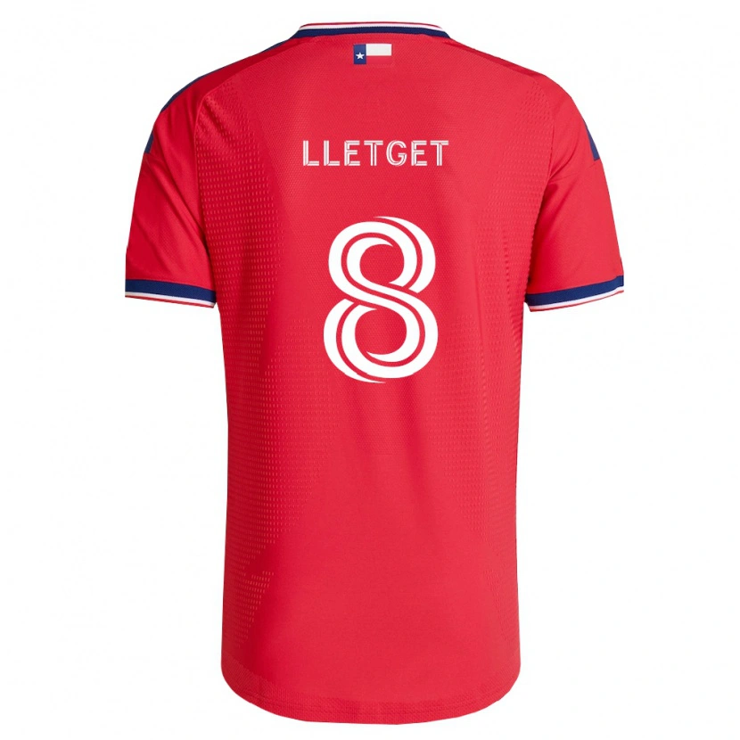 Danxen Barn Sebastian Lletget #8 Rød Blå Hvit Hjemmetrøye Drakt Trøye 2026/27 Skjorter T-Skjorte