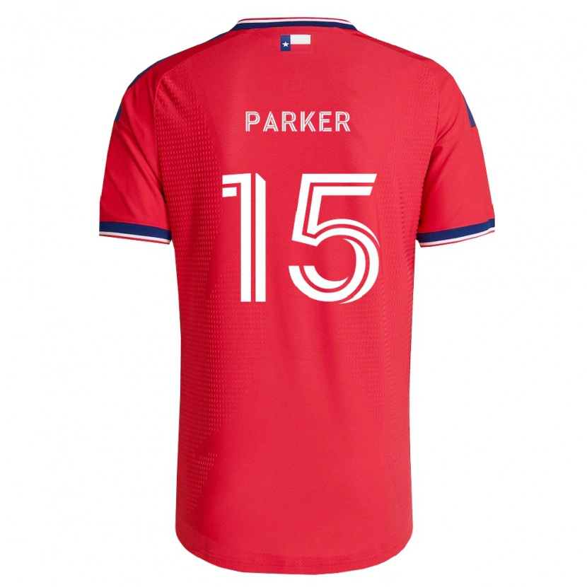 Danxen Barn Isaiah Parker #15 Rød Blå Hvit Hjemmetrøye Drakt Trøye 2026/27 Skjorter T-Skjorte