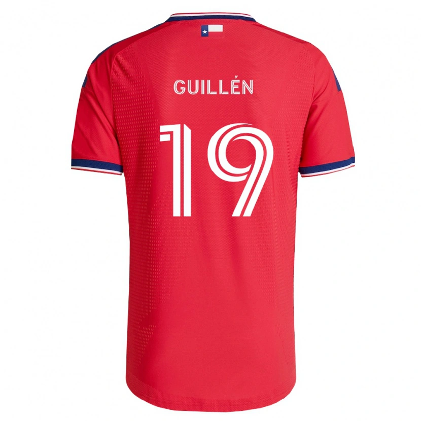 Danxen Barn Christian Guillén #19 Rød Blå Hvit Hjemmetrøye Drakt Trøye 2026/27 Skjorter T-Skjorte