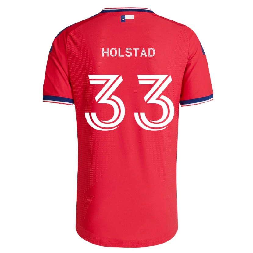 Danxen Barn Clay Holstad #33 Rød Blå Hvit Hjemmetrøye Drakt Trøye 2026/27 Skjorter T-Skjorte