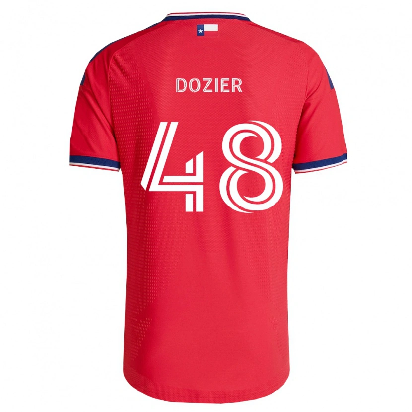 Danxen Barn Jonathon Dozier #48 Rød Blå Hvit Hjemmetrøye Drakt Trøye 2026/27 Skjorter T-Skjorte