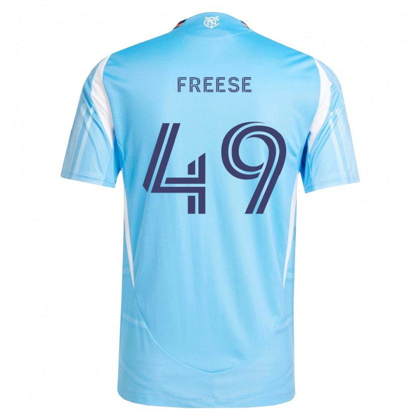 Danxen Barn Matt Freese #49 Himmel Blå Hvit Hjemmetrøye Drakt Trøye 2026/27 Skjorter T-Skjorte