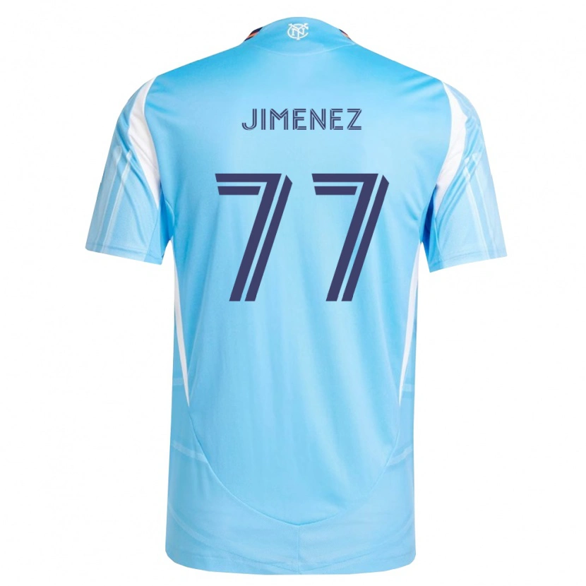 Danxen Barn Jonathan Jiménez #77 Himmel Blå Hvit Hjemmetrøye Drakt Trøye 2026/27 Skjorter T-Skjorte