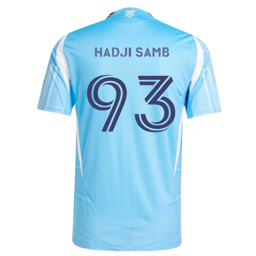 Danxen Barn El Hadji Samb #93 Himmel Blå Hvit Hjemmetrøye Drakt Trøye 2026/27 Skjorter T-Skjorte
