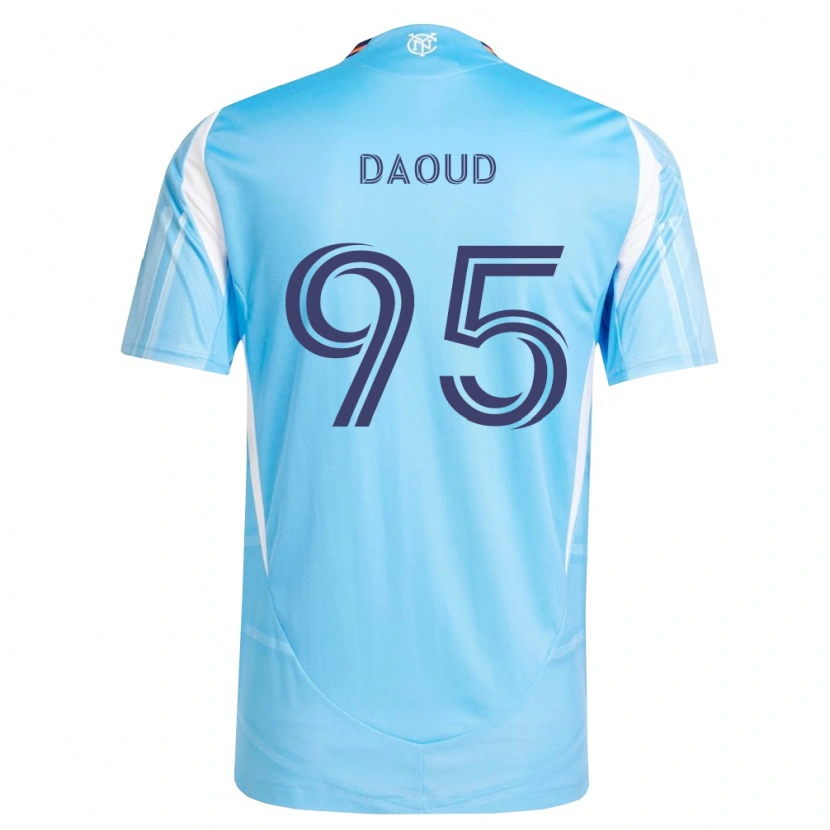Danxen Barn Rami Daoud #95 Himmel Blå Hvit Hjemmetrøye Drakt Trøye 2026/27 Skjorter T-Skjorte