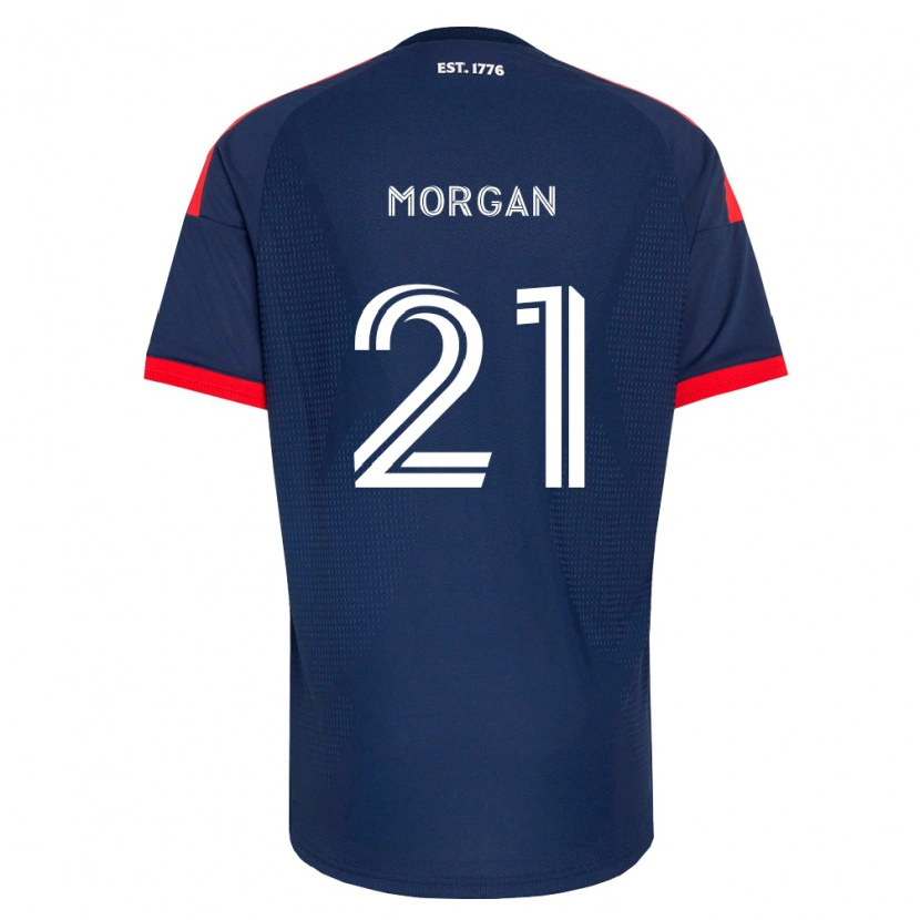 Danxen Barn Myles Morgan #21 Kongelig Blå Rød Hvit Hjemmetrøye Drakt Trøye 2026/27 Skjorter T-Skjorte