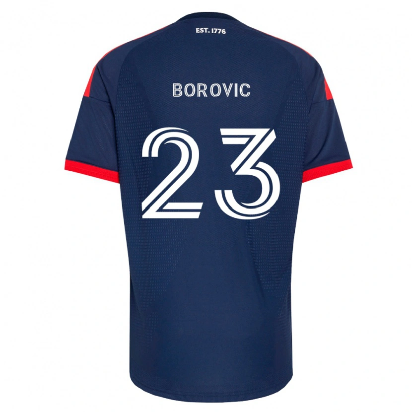 Danxen Barn Luka Borovic #23 Kongelig Blå Rød Hvit Hjemmetrøye Drakt Trøye 2026/27 Skjorter T-Skjorte