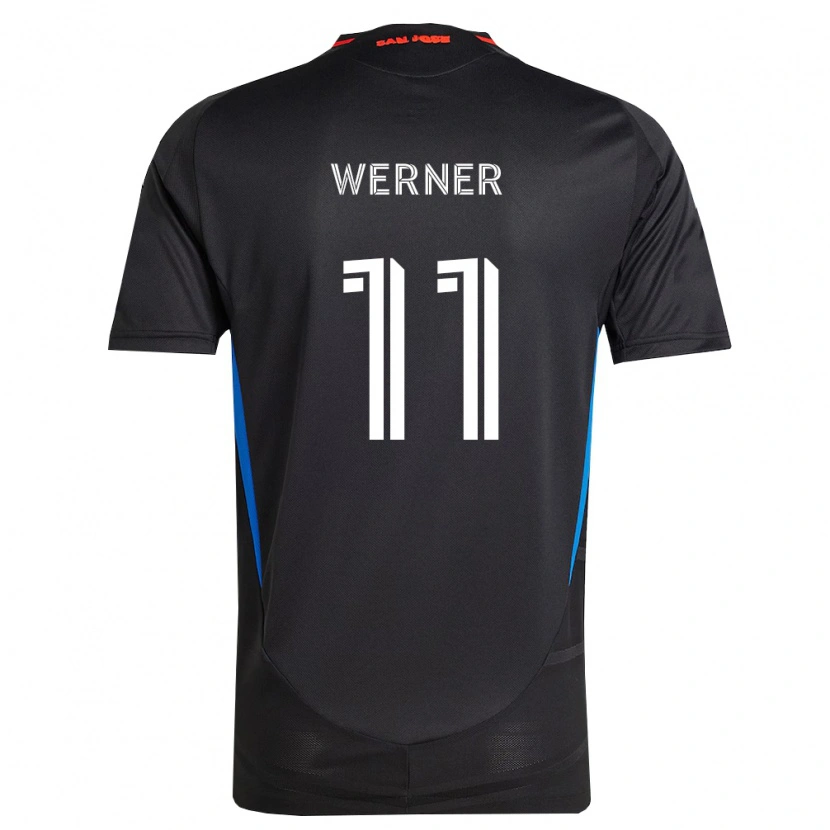 Danxen Barn Timo Werner #11 Blå Hvit Svart Hjemmetrøye Drakt Trøye 2026/27 Skjorter T-Skjorte