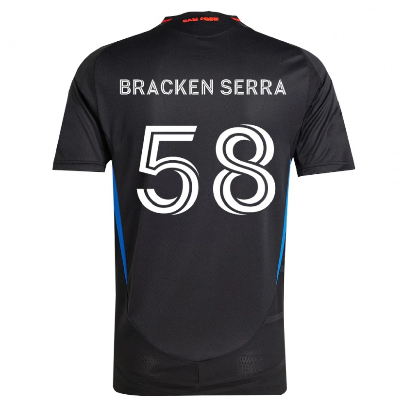 Danxen Barn Gabriel Bracken Serra #58 Blå Hvit Svart Hjemmetrøye Drakt Trøye 2026/27 Skjorter T-Skjorte