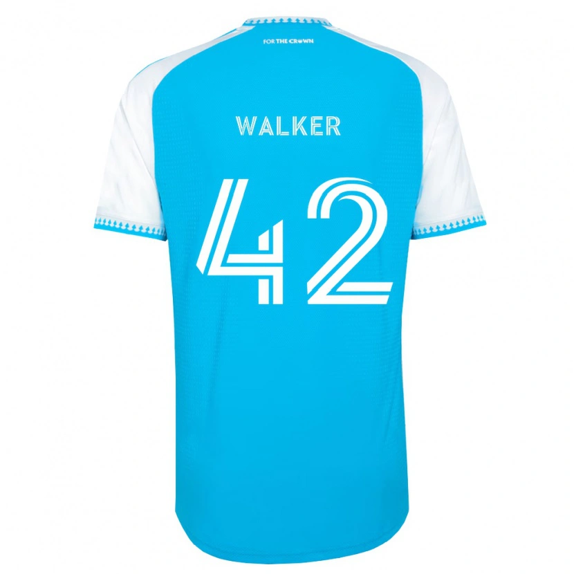 Danxen Barn Isaac Walker #42 Himmelblå Hvit Svart Hjemmetrøye Drakt Trøye 2026/27 Skjorter T-Skjorte