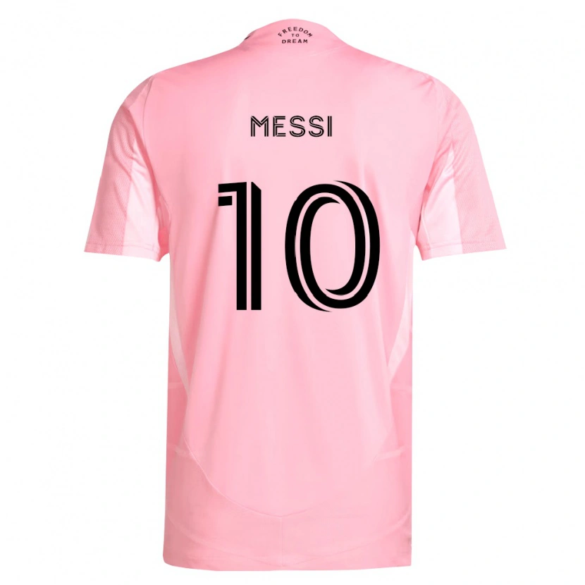 Danxen Barn Lionel Messi #10 Rosa Svart Hjemmetrøye Drakt Trøye 2026/27 Skjorter T-Skjorte