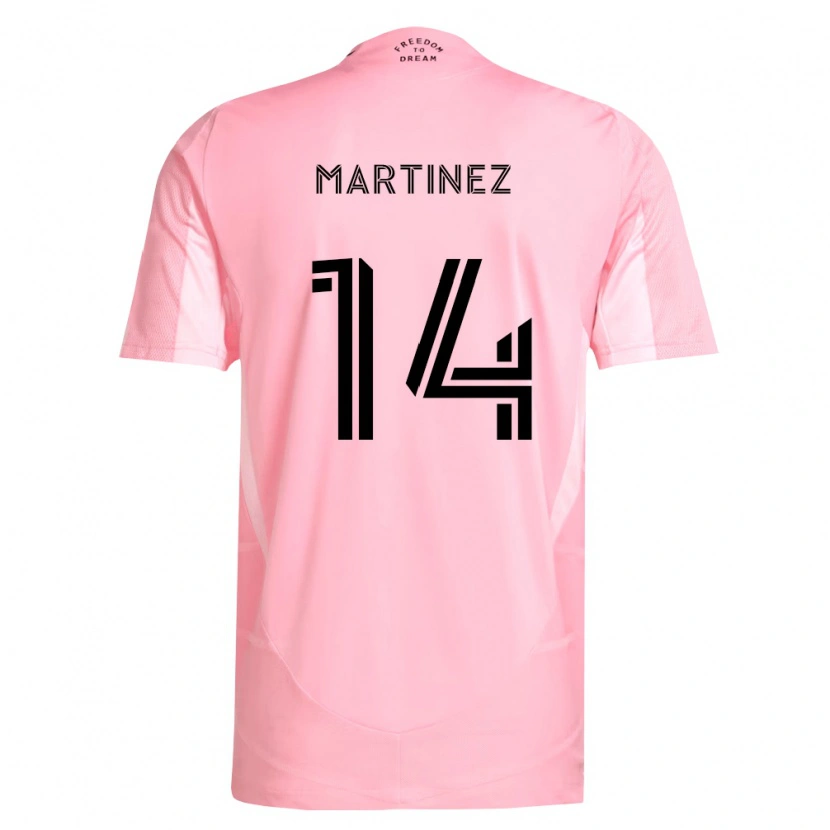 Danxen Barn David Martinez #14 Rosa Svart Hjemmetrøye Drakt Trøye 2026/27 Skjorter T-Skjorte