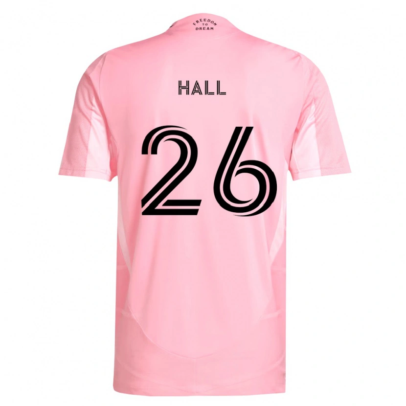 Danxen Barn Tyler Hall #26 Rosa Svart Hjemmetrøye Drakt Trøye 2026/27 Skjorter T-Skjorte