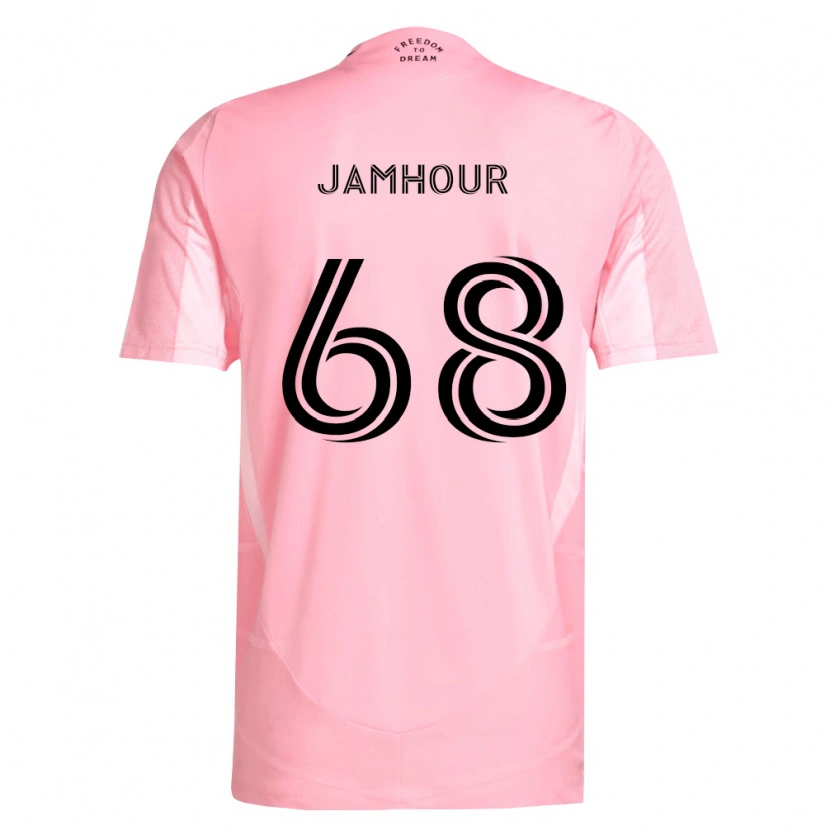 Danxen Barn Mohammed Jamhour #68 Rosa Svart Hjemmetrøye Drakt Trøye 2026/27 Skjorter T-Skjorte