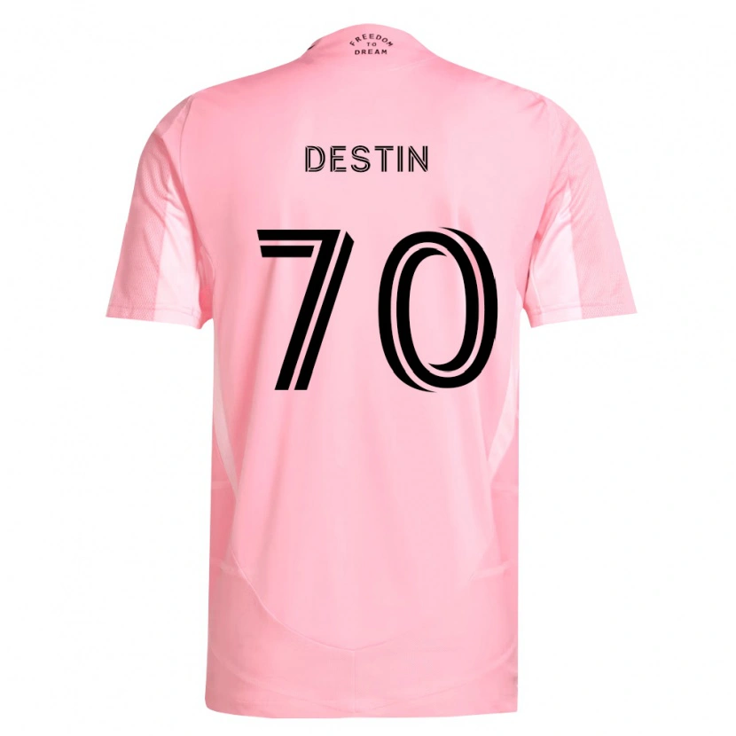 Danxen Barn Bryan Destin #70 Rosa Svart Hjemmetrøye Drakt Trøye 2026/27 Skjorter T-Skjorte
