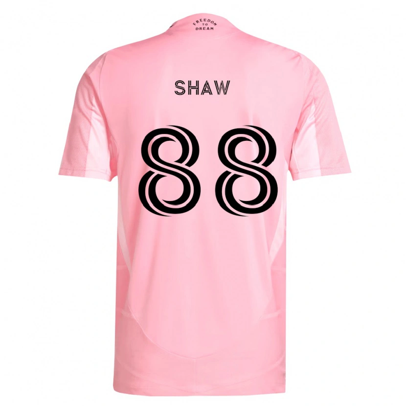 Danxen Barn Alexander Shaw #88 Rosa Svart Hjemmetrøye Drakt Trøye 2026/27 Skjorter T-Skjorte