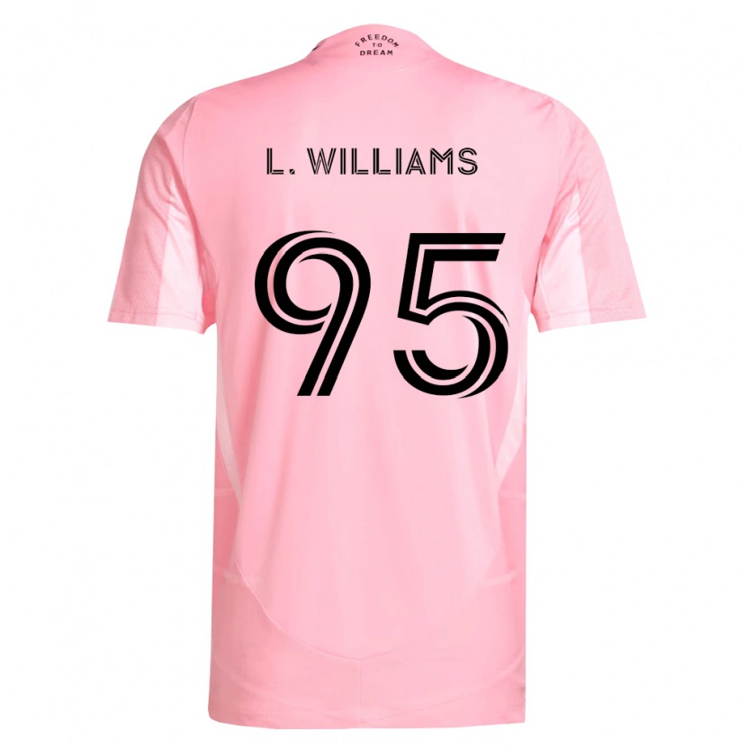 Danxen Barn Levi Williams #95 Rosa Svart Hjemmetrøye Drakt Trøye 2026/27 Skjorter T-Skjorte