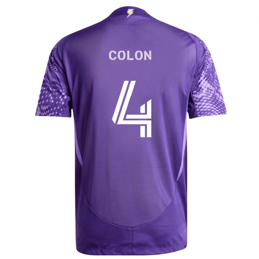 Danxen Barn Xzavier Colon #4 Lilla Hvit Hjemmetrøye Drakt Trøye 2026/27 Skjorter T-Skjorte