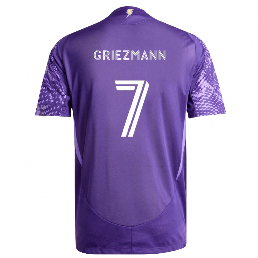 Danxen Barn Antoine Griezmann #7 Lilla Hvit Hjemmetrøye Drakt Trøye 2026/27 Skjorter T-Skjorte