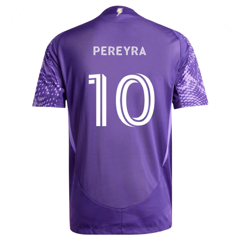 Danxen Barn Mauricio Pereyra #10 Lilla Hvit Hjemmetrøye Drakt Trøye 2026/27 Skjorter T-Skjorte
