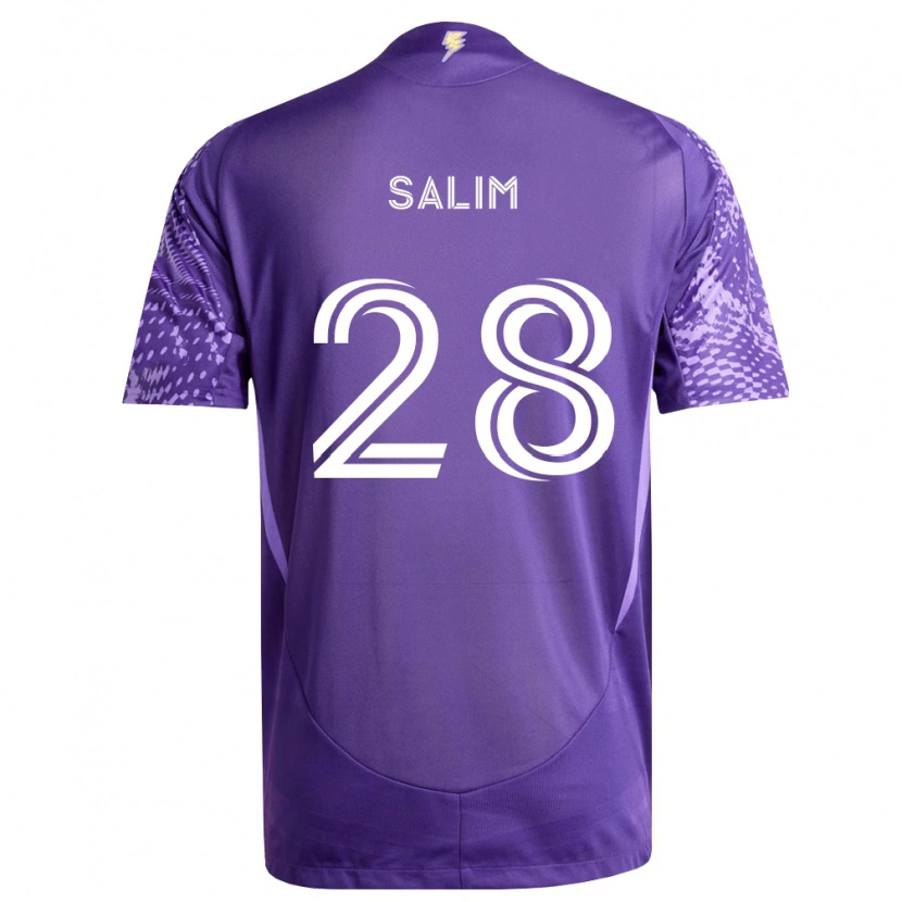 Danxen Barn Abdi Salim #28 Lilla Hvit Hjemmetrøye Drakt Trøye 2026/27 Skjorter T-Skjorte