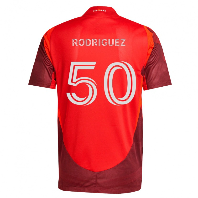 Danxen Barn Abraham Rodriguez #50 Burgund Rød Hjemmetrøye Drakt Trøye 2026/27 Skjorter T-Skjorte