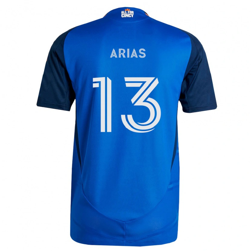 Danxen Barn Santiago Arias #13 Kongelig Blå Oransje Hjemmetrøye Drakt Trøye 2026/27 Skjorter T-Skjorte