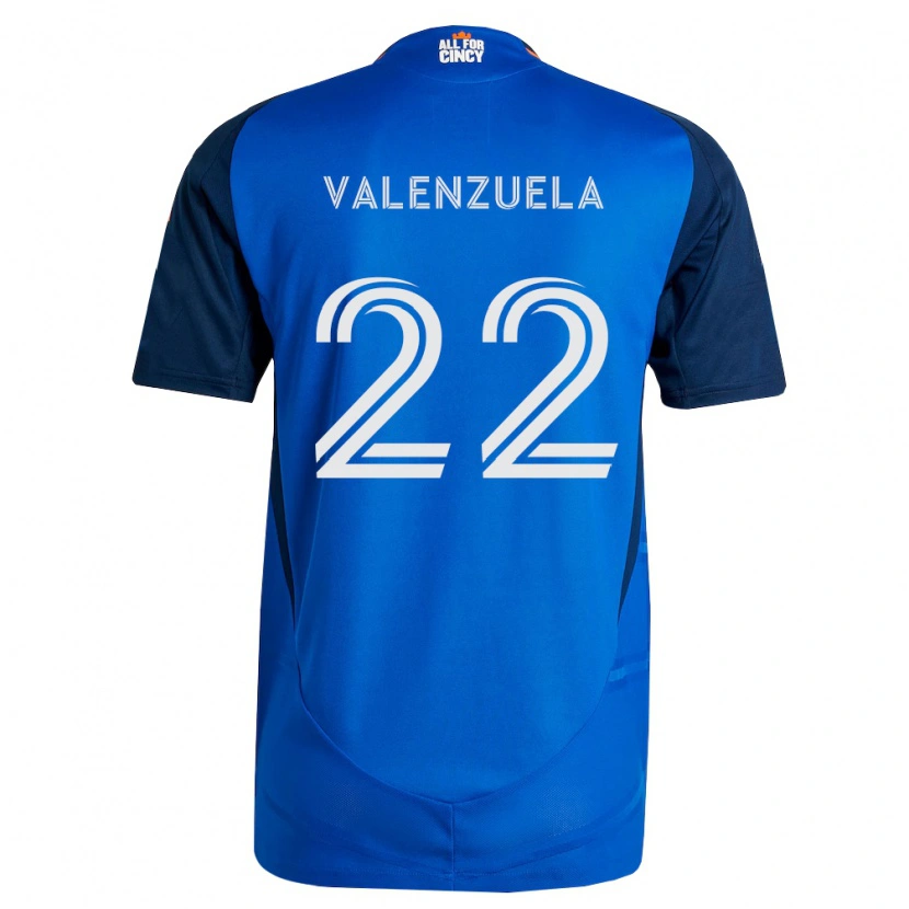 Danxen Barn Gerardo Valenzuela #22 Kongelig Blå Oransje Hjemmetrøye Drakt Trøye 2026/27 Skjorter T-Skjorte