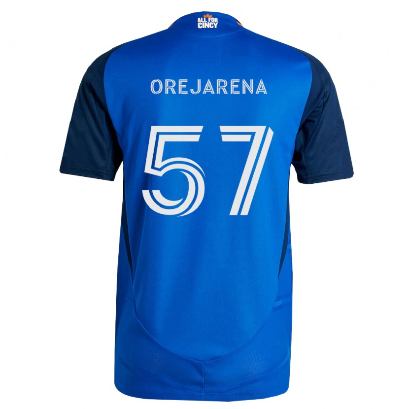 Danxen Barn Leo Orejarena #57 Kongelig Blå Oransje Hjemmetrøye Drakt Trøye 2026/27 Skjorter T-Skjorte