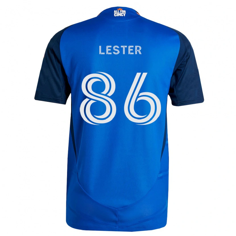 Danxen Barn Jaylen Lester #86 Kongelig Blå Oransje Hjemmetrøye Drakt Trøye 2026/27 Skjorter T-Skjorte