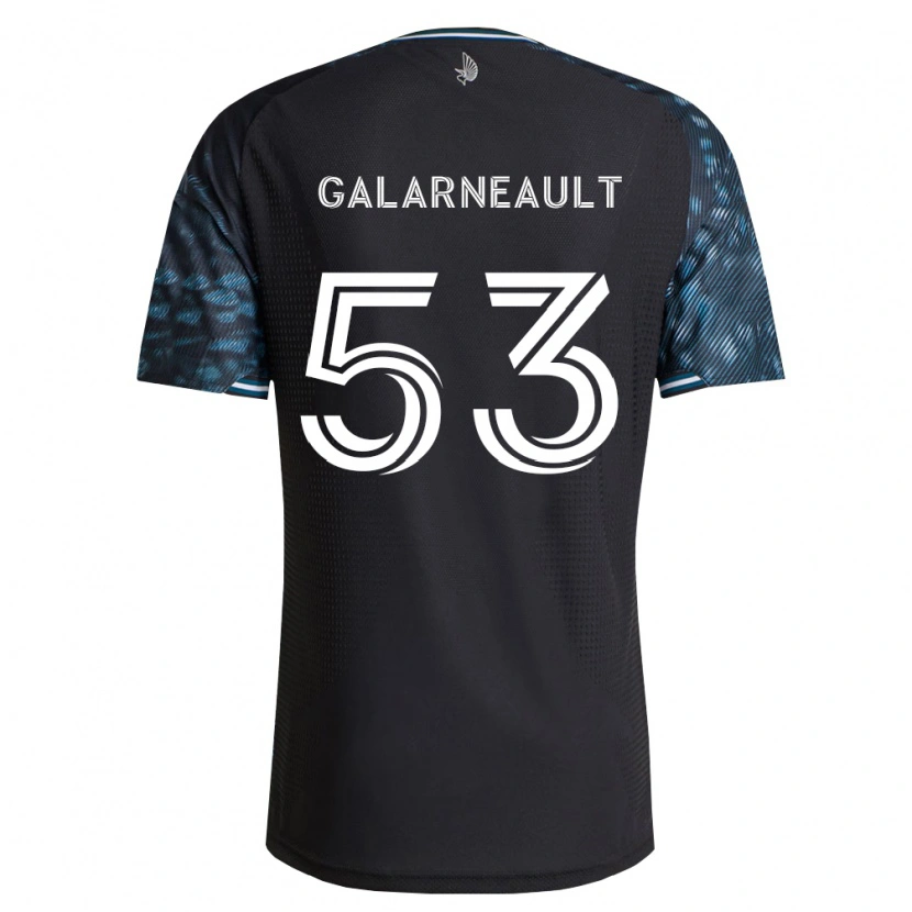 Danxen Barn Benjamin Galarneault #53 Svart Hvit Hjemmetrøye Drakt Trøye 2026/27 Skjorter T-Skjorte